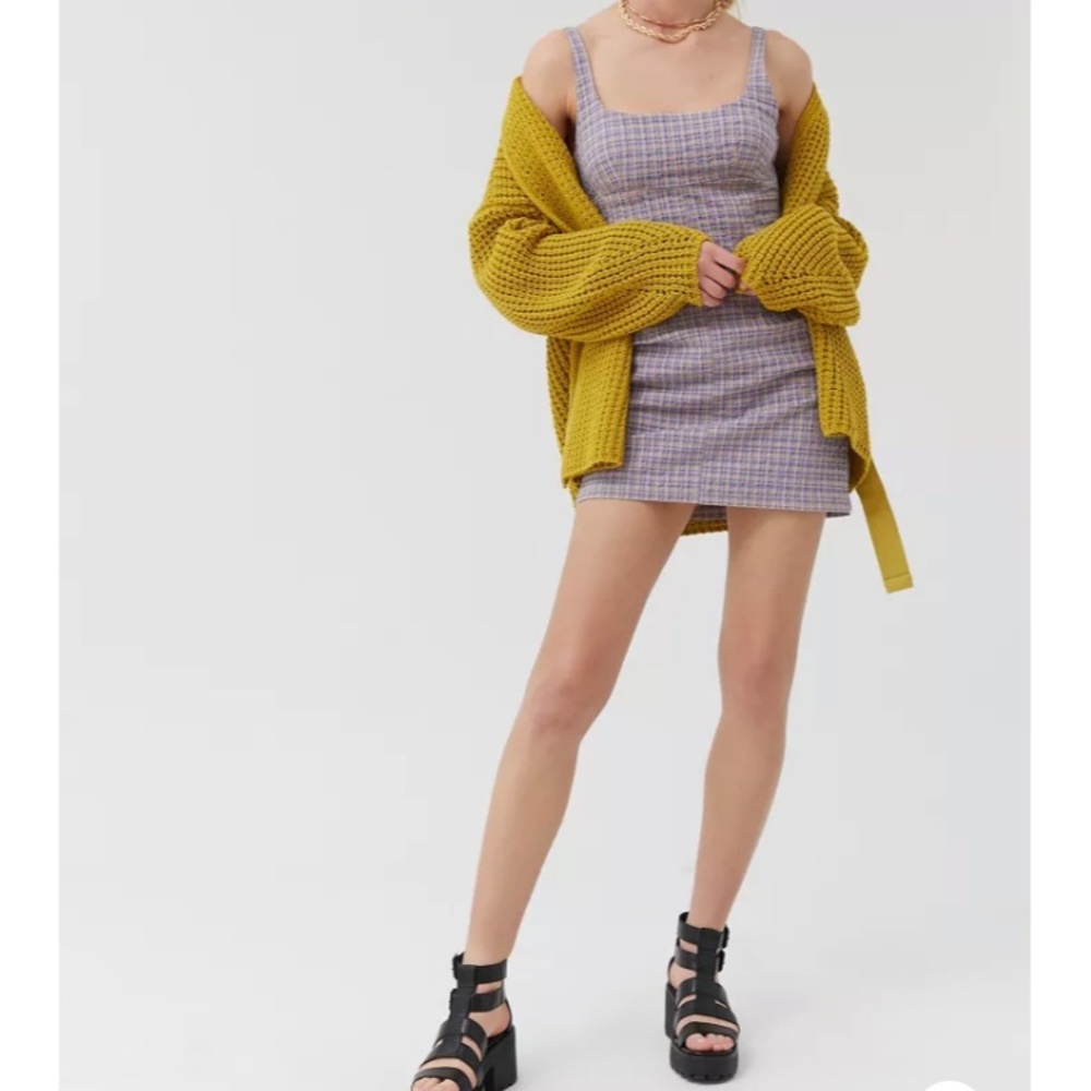 BDG Plaid Mini Dress